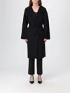 Max Mara Coat  Woman Color Black In Black