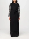 Max Mara Women Sleeveless Wool And Cashmere Coat In Black