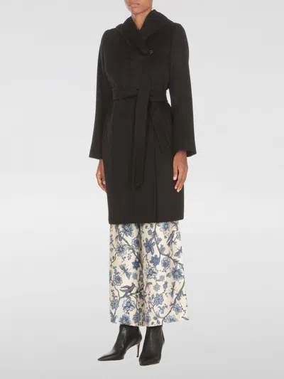 Max Mara Coat  Woman Color Black In Schwarz