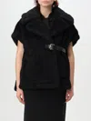 Max Mara New Manto Virgin Wool-blend Cape In Schwarz
