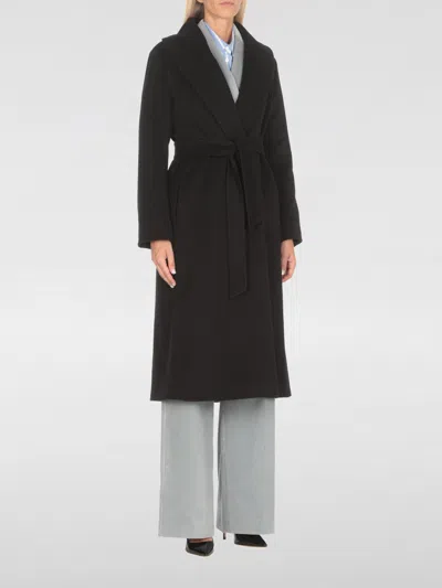 Max Mara Coat  Woman Color Black In Schwarz