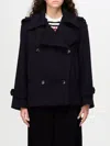 Max Mara Laveno Wool And Cashmere Over Trench Coat In Blau