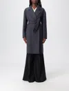 Max Mara Coat  Woman Color Blue In Gray