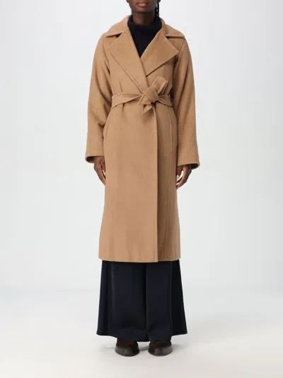 Max Mara Coat  Woman Color Camel