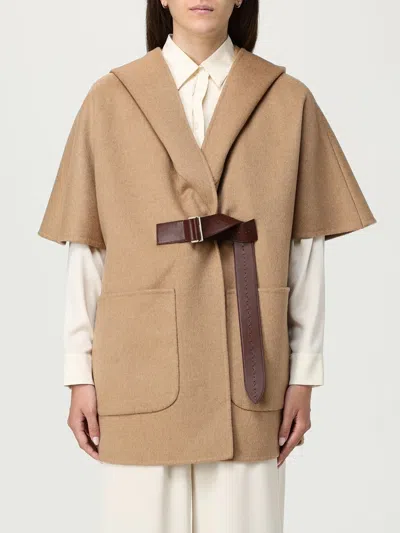 Max Mara Coat  Woman Color Camel In Brown