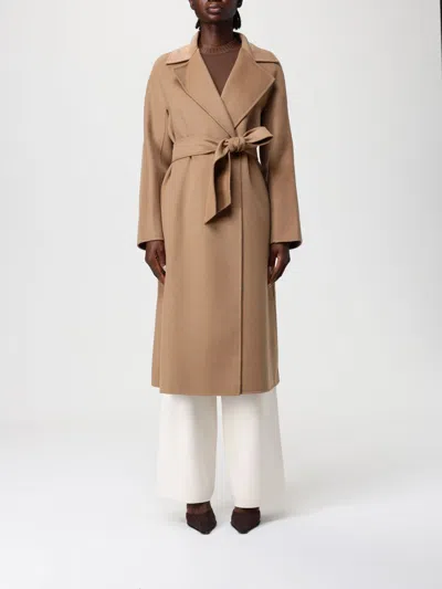 Max Mara Coat  Woman Color Camel In Brown