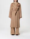 Max Mara Coat  Woman Color Camel In Brown
