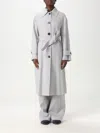 Max Mara Studio Jacket Woman Grey In Grey