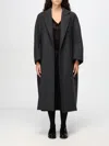 Max Mara Coat Woman Grey Women In Grau