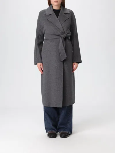 Max Mara Coat  Woman Color Grey In Gray