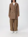Max Mara Coats Brown In Brown