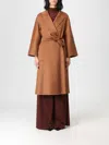 Max Mara Coat  Woman Color Leather In Brown