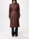 Max Mara Extra-large A-word Napa Leather Windbreaker In Leder