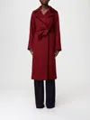 Max Mara Coat  Woman Color Raspberry In Burgundy