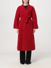 Max Mara Studio Coat Woman Red In Red