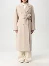 Max Mara Coat  Woman Color Sand In Sand