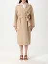 Max Mara Studio Coat Woman Sand In Sand