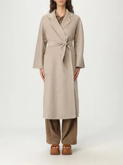 Max Mara Coat  Woman Color Sand