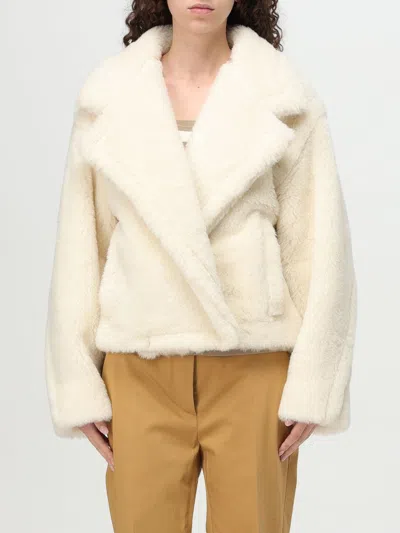 MAX MARA COAT MAX MARA WOMAN COLOR WHITE,G55703001