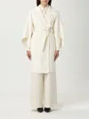 Max Mara Wool And Cashmere Cloth Coat In White