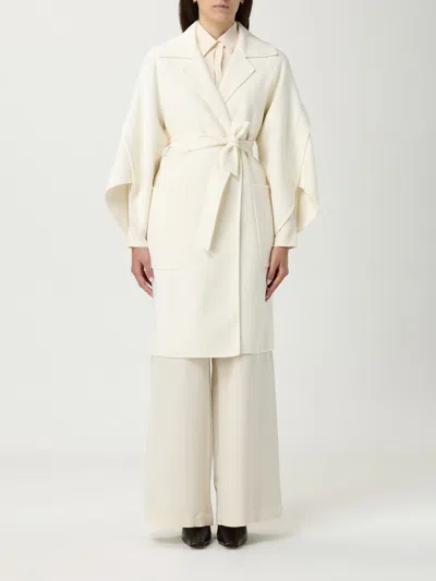 MAX MARA COAT MAX MARA WOMAN COLOR WHITE,H35407001