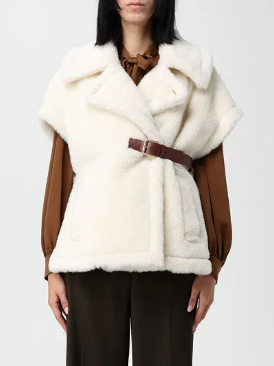 MAX MARA COAT MAX MARA WOMAN COLOR WHITE,H49813001