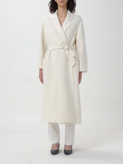 Max Mara Coat  Woman Color White