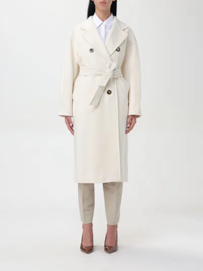 MAX MARA COAT MAX MARA WOMAN COLOR WHITE,412861001