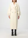 Max Mara Zaffo Double-breasted Cashmere Coat In Weiss