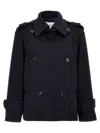 Max Mara Coat In Navy