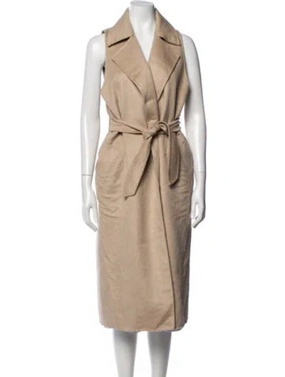 Pre-owned Max Mara Coat In Neutrals