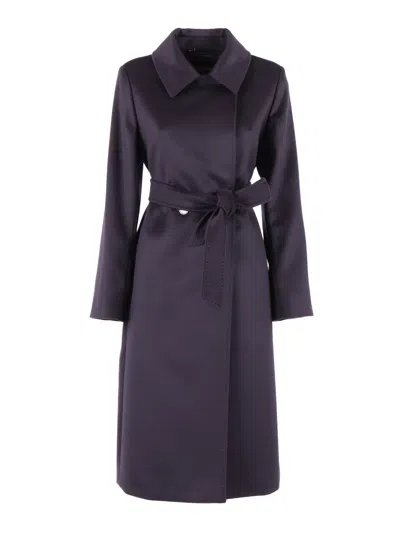 Max Mara Coat In Purple