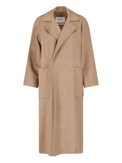 Max Mara Coat "ready Icon" In Brown
