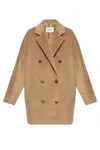 Max Mara Womens Camel Rebus Notch-lapel Relaxed-fit Wool And Cashmere Coat In Camel