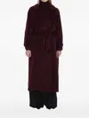 Max Mara Lpaca-blend Oversized Long Coat In Black