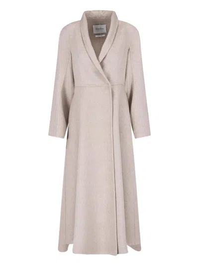 Max Mara Coat "redingote" In Beige