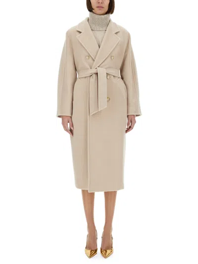 Max Mara Coat "ticino" In Beige