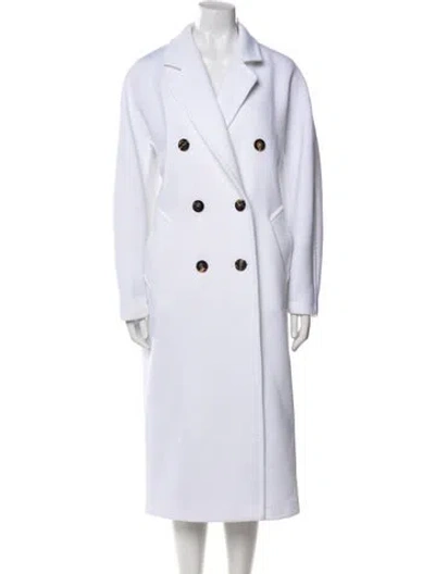 Pre-owned Max Mara Coat In White