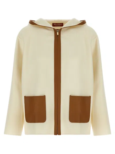 Max Mara Coat In White