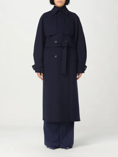 Max Mara Coat Woman Blue