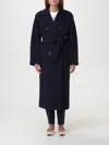 Max Mara Coat  Woman Color Blue In Blue