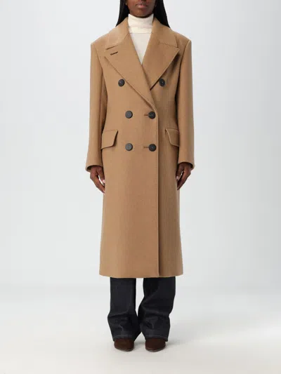 Max Mara Coat Woman Camel Women In Brown