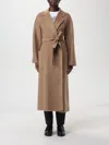 Max Mara Coat Woman Camel Women In Brown