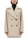 Max Mara Berta Coat In Neutral