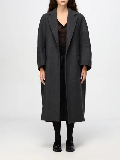 Max Mara Coat Woman Grey Women In Gray