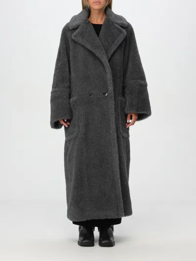 Max Mara Coat Woman Grey Women In Gray