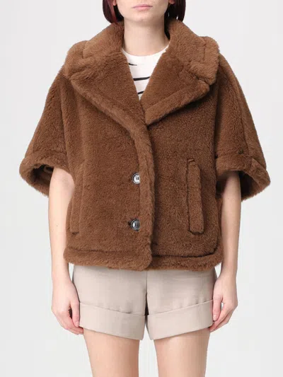 Max Mara Coat Woman  In Brown