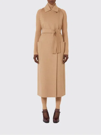 Max Mara Coat Woman  In Brown