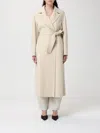 Max Mara Coat Woman  In Neutral