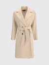 Max Mara Coat Woman  Studio In Animal Print